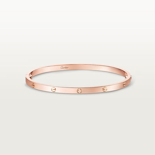 LOVE 18K rose gold bracelet, small model.