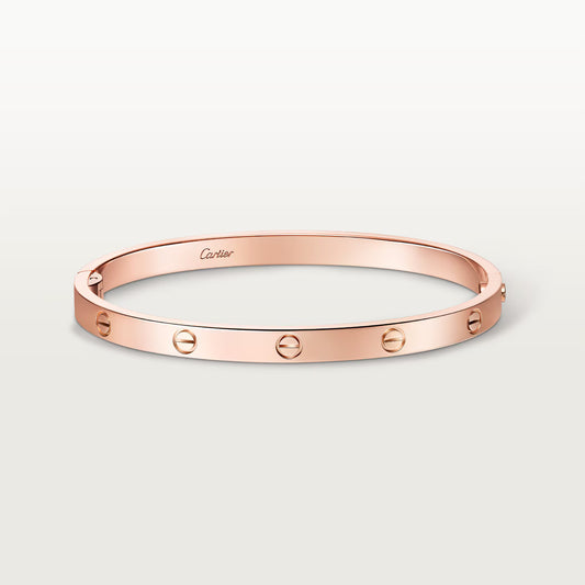 LOVE bracelet 18K rose gold, medium model.