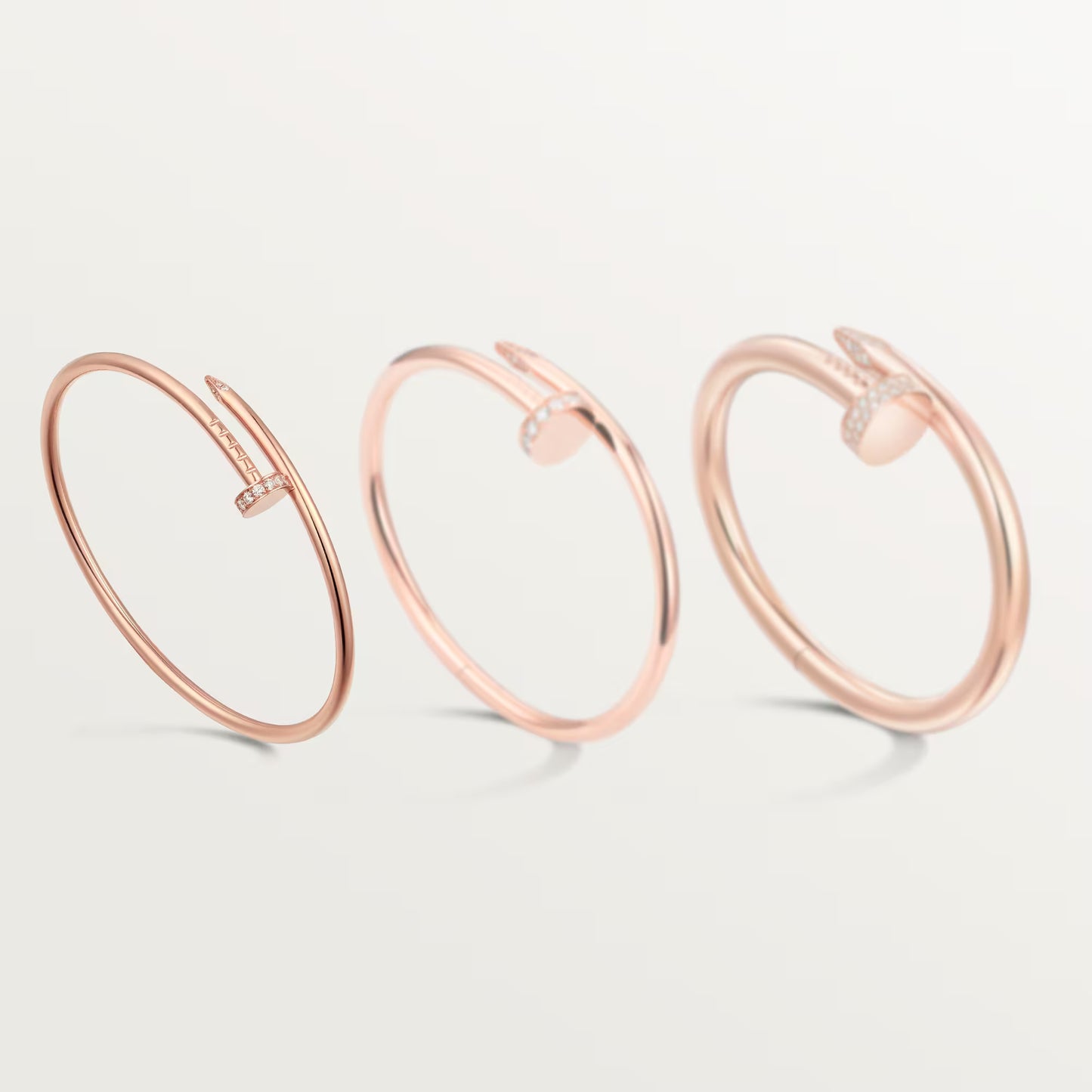 Juste un Clou bracelet 18K white gold, small model.