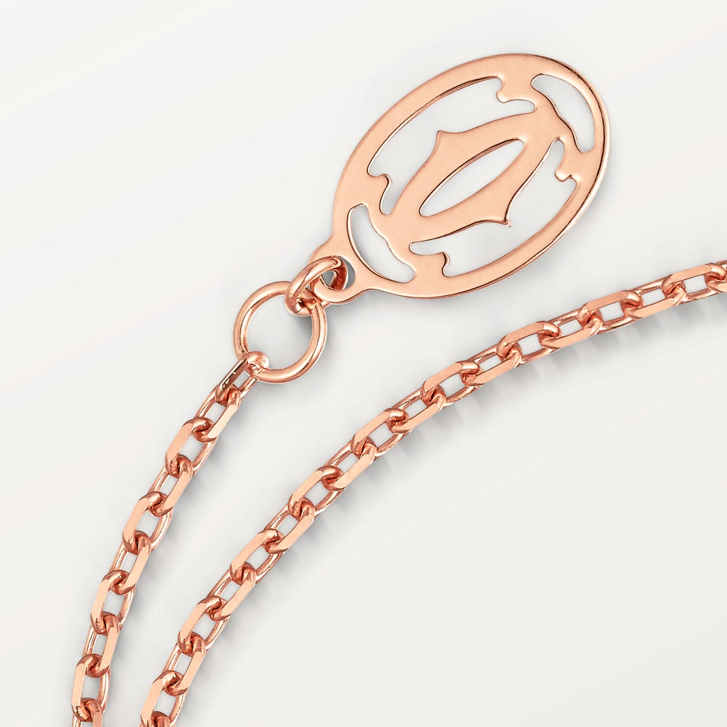 Cartier d'Amour bracelet 18K rose gold, diamond, mini model.