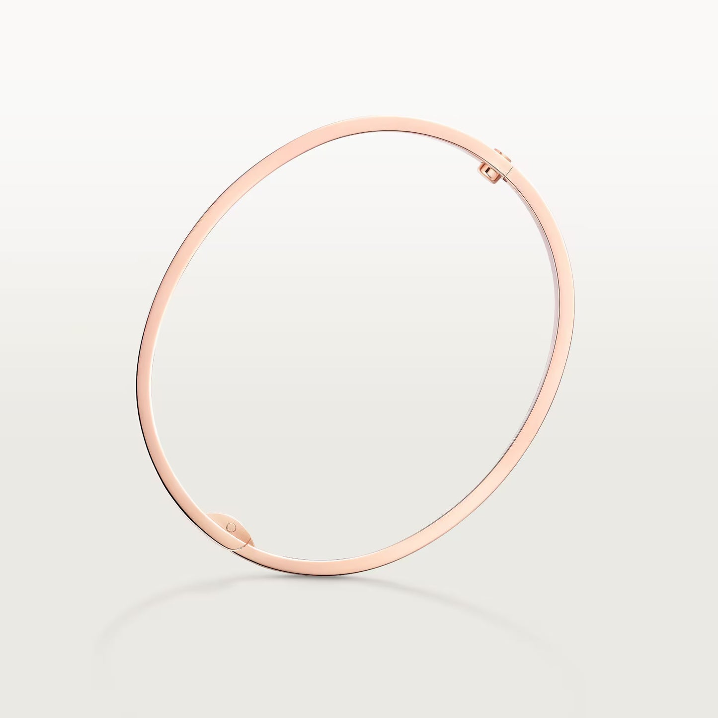 LOVE bracelet 18K rose gold, small model, 10 diamonds.