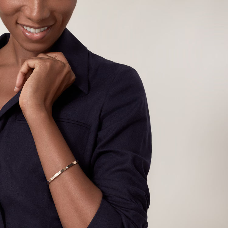 LOVE bracelet, small model, 6 diamonds, 18k Gold