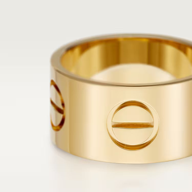 LOVE ring, large model. 18k GOLD