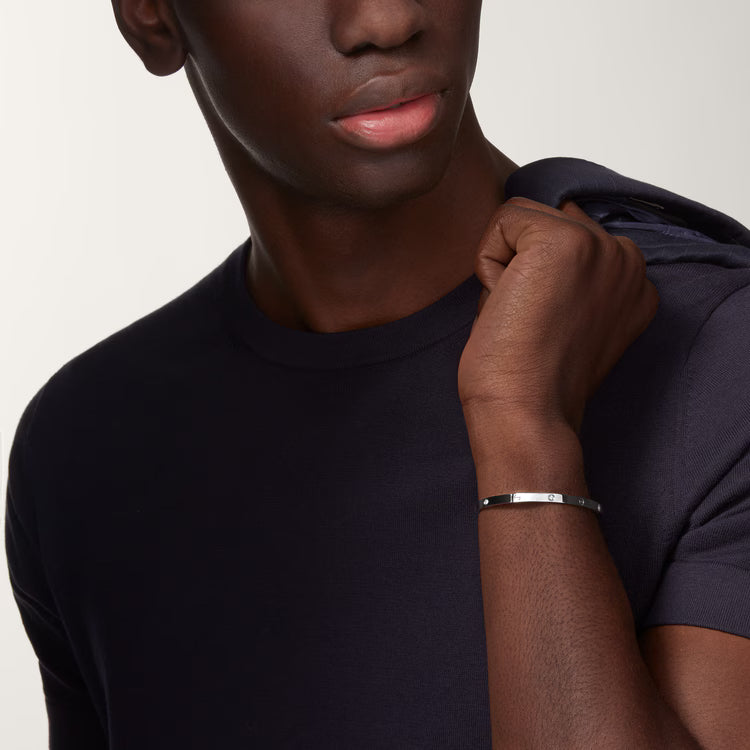 LOVE bracelet, small model, 6 diamonds. 18k GOLD