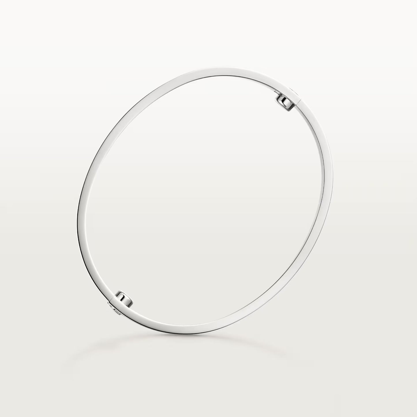 LOVE bracelet 18K white gold, classic model,10 diamonds.