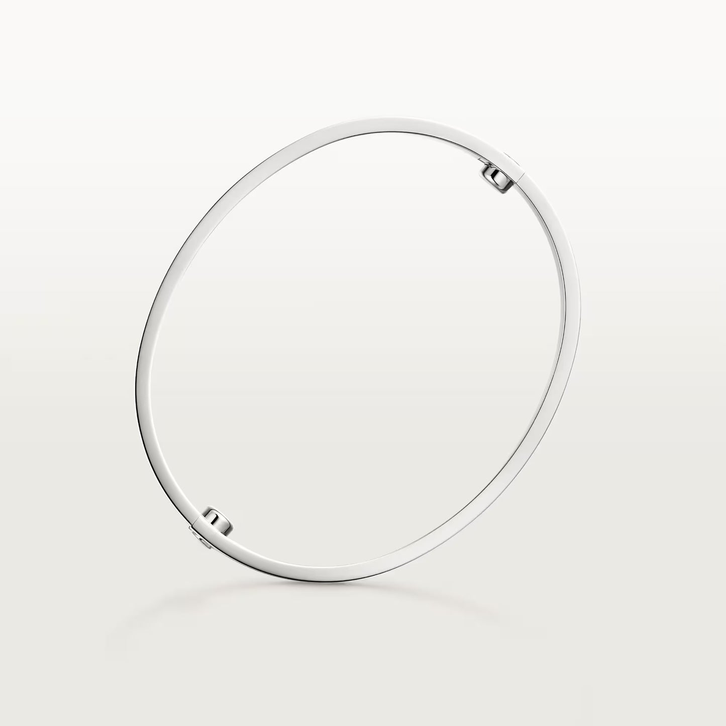 LOVE bracelet 18K white gold , classic model, 4 diamonds.