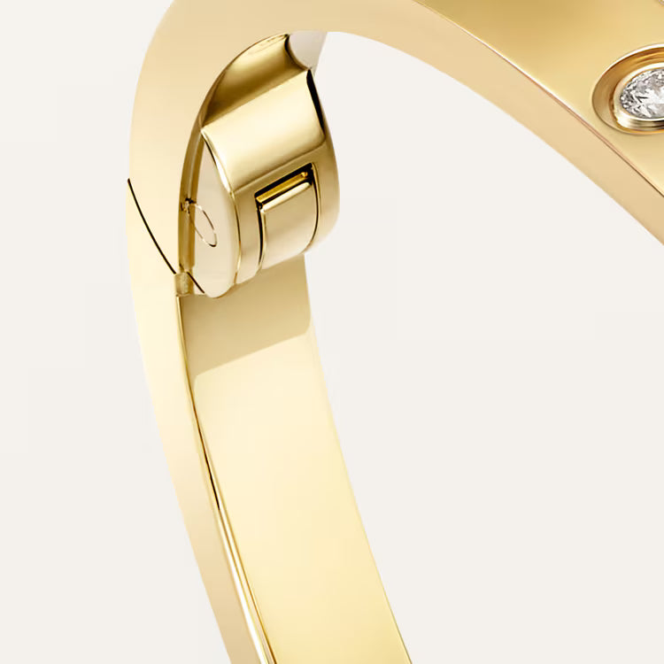 LOVE bracelet, small model, 10 diamonds. 18k GOLD