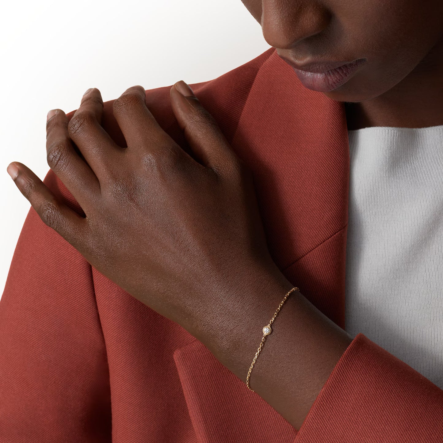 Cartier d'Amour bracelet 18K yellow gold, diamond, small model.