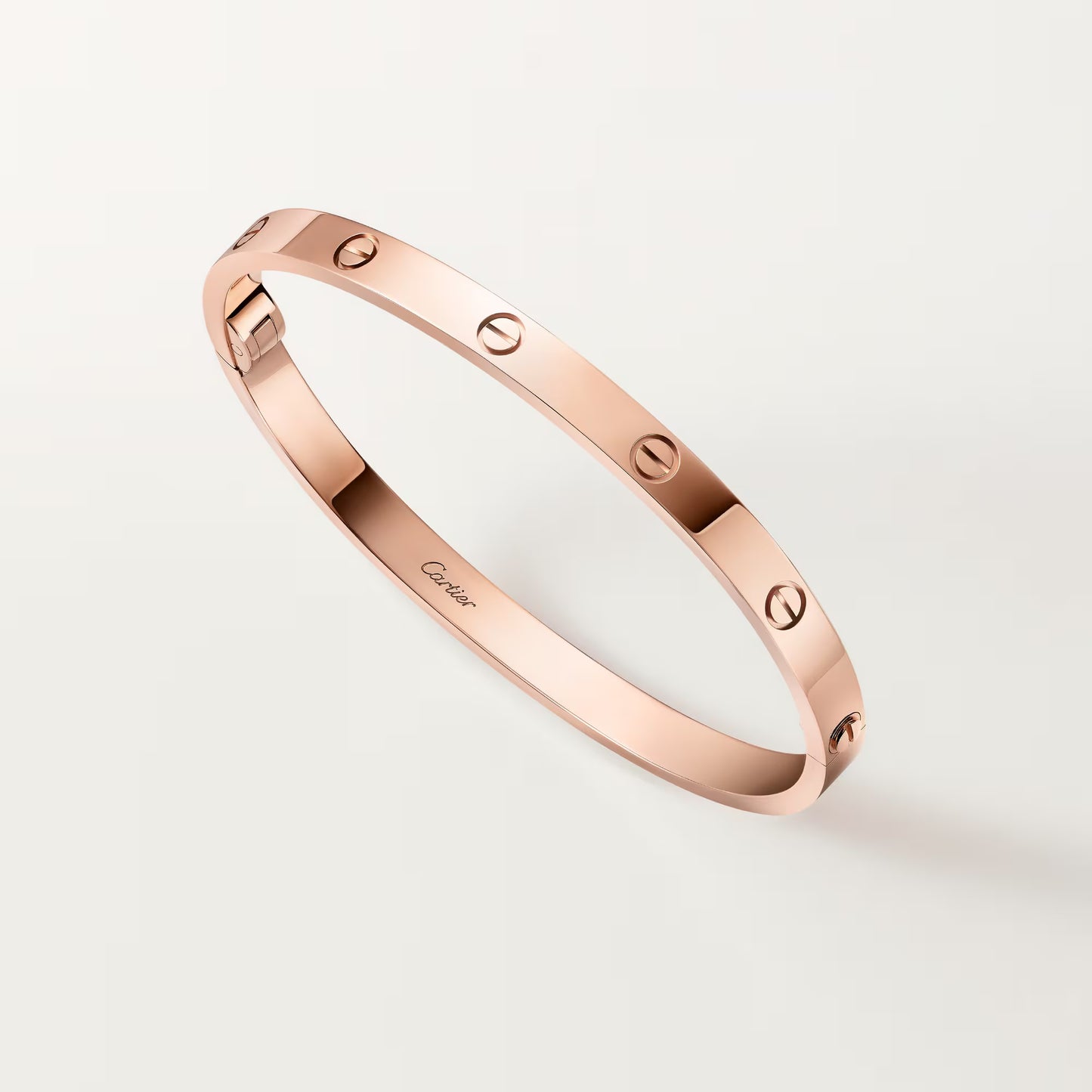 LOVE bracelet 18K rose gold, medium model.
