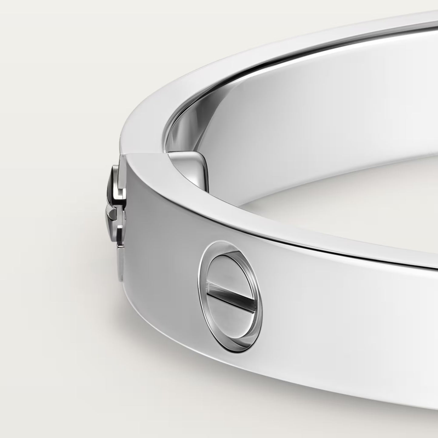 LOVE bracelet White gold, classic model.