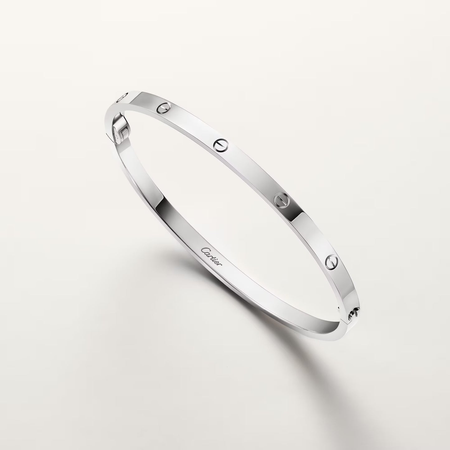 LOVE 18K white gold bracelet, small model.