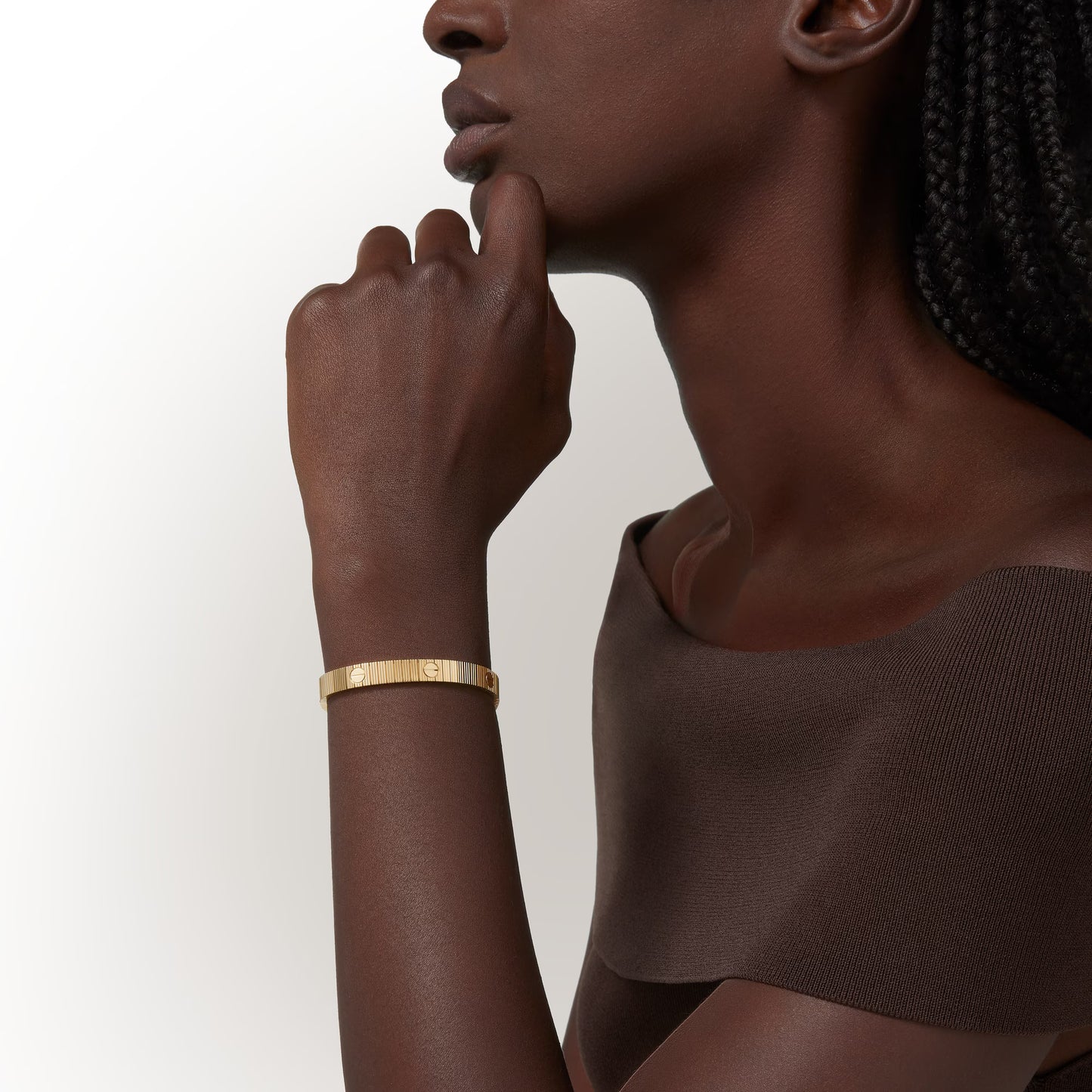 LOVE Unlimited Bracelet 18K yellow gold, flexible.