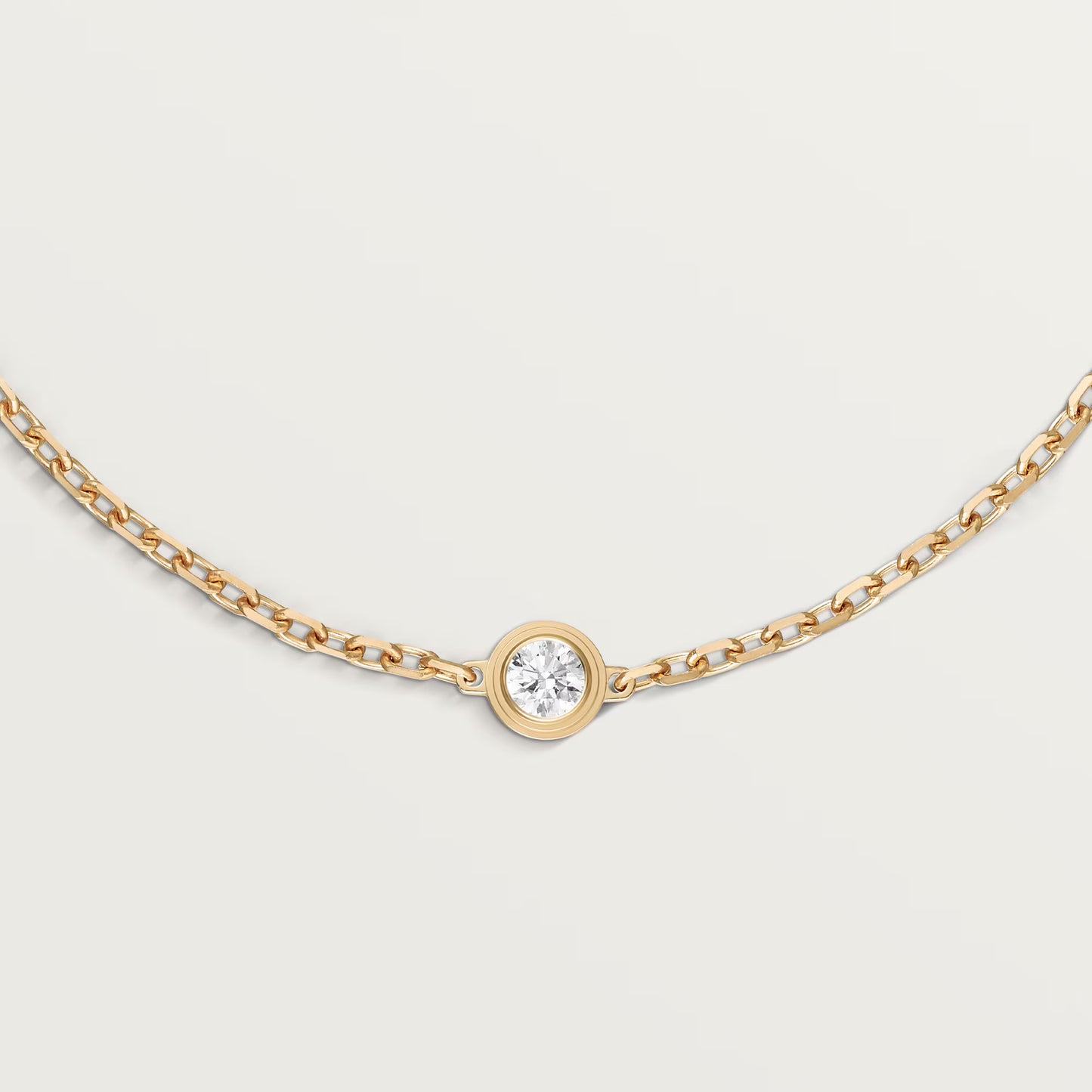 Cartier d'Amour bracelet 18K yellow gold, diamond, small model.