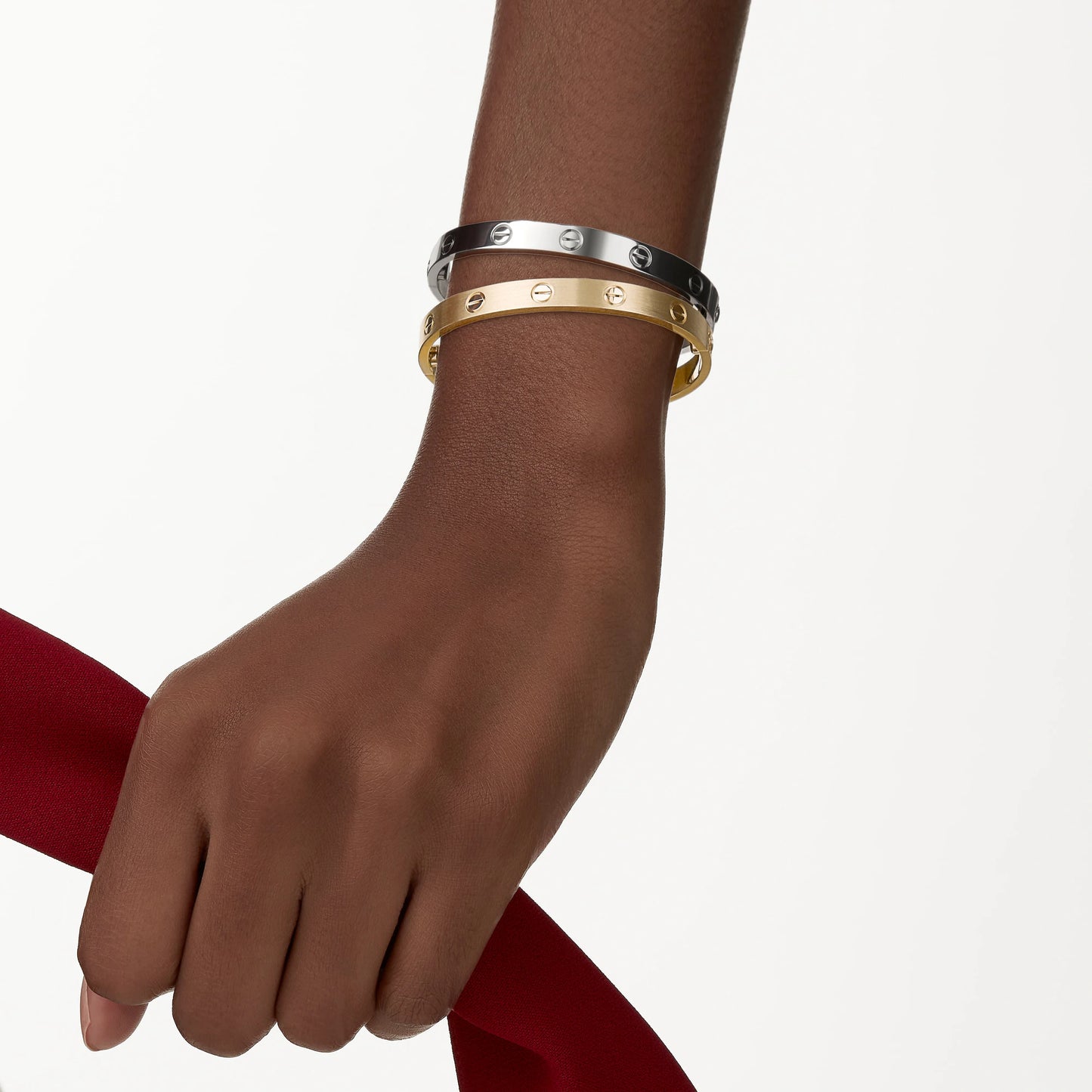 LOVE bracelet White gold, classic model.