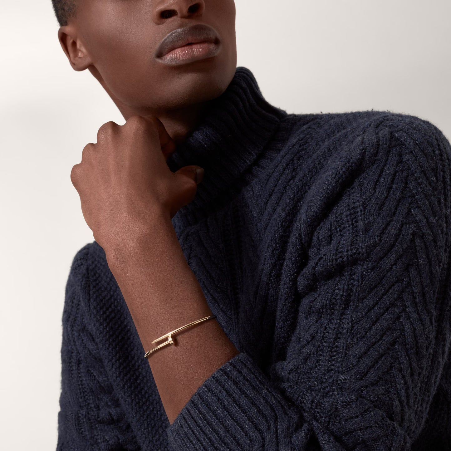 Juste un Clou bracelet 18K yellow gold, small model.