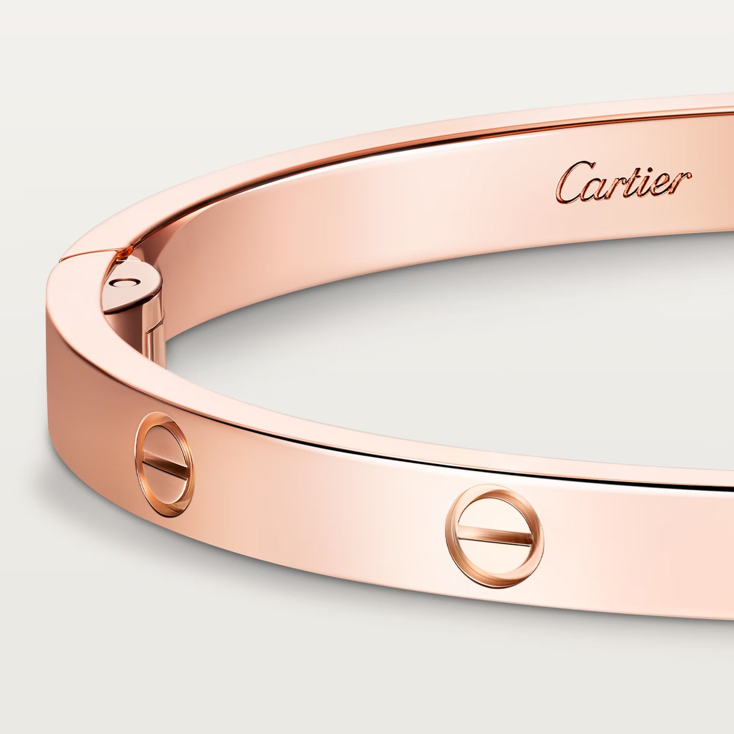 LOVE bracelet 18K rose gold, medium model.