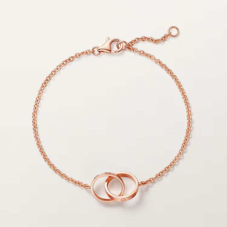 LOVE bracelet, on chain. 18k GOLD