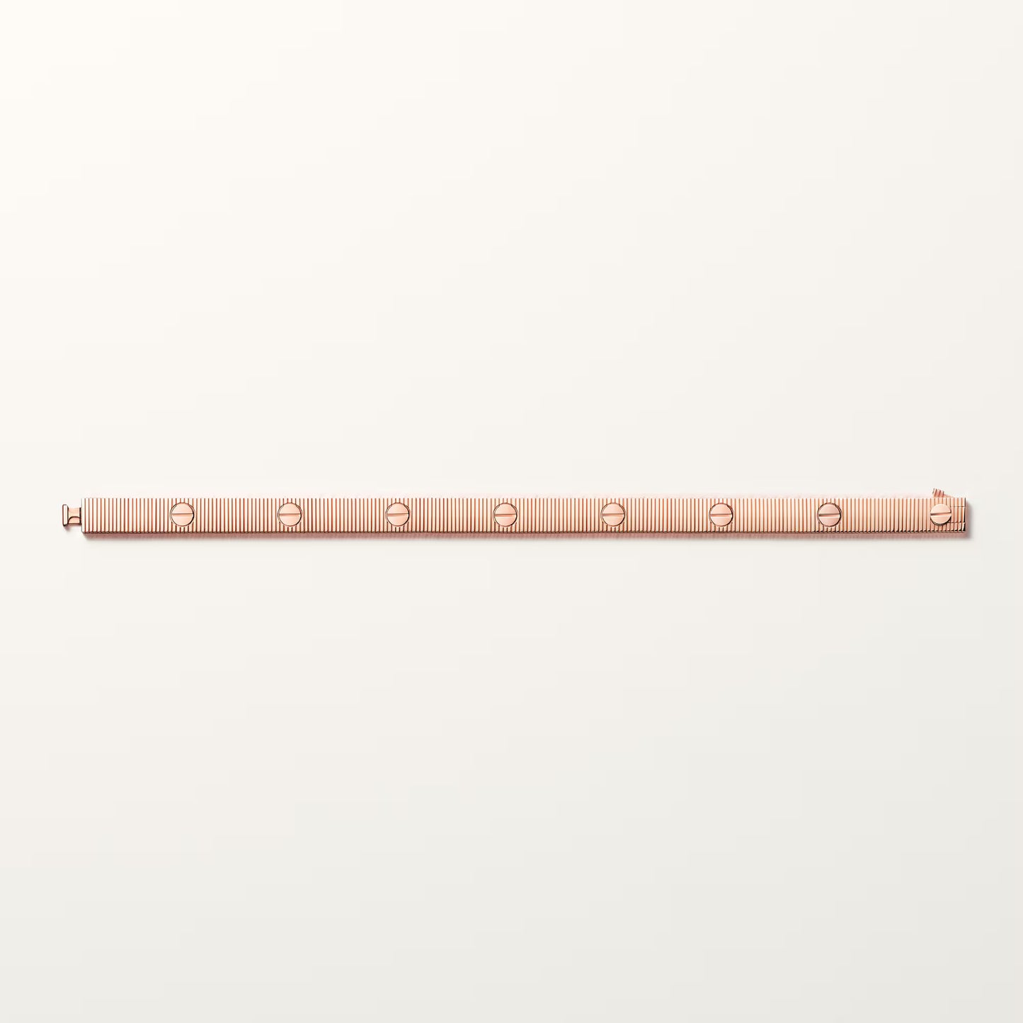 18K rose gold LOVE Unlimited Bracelet, flexible.
