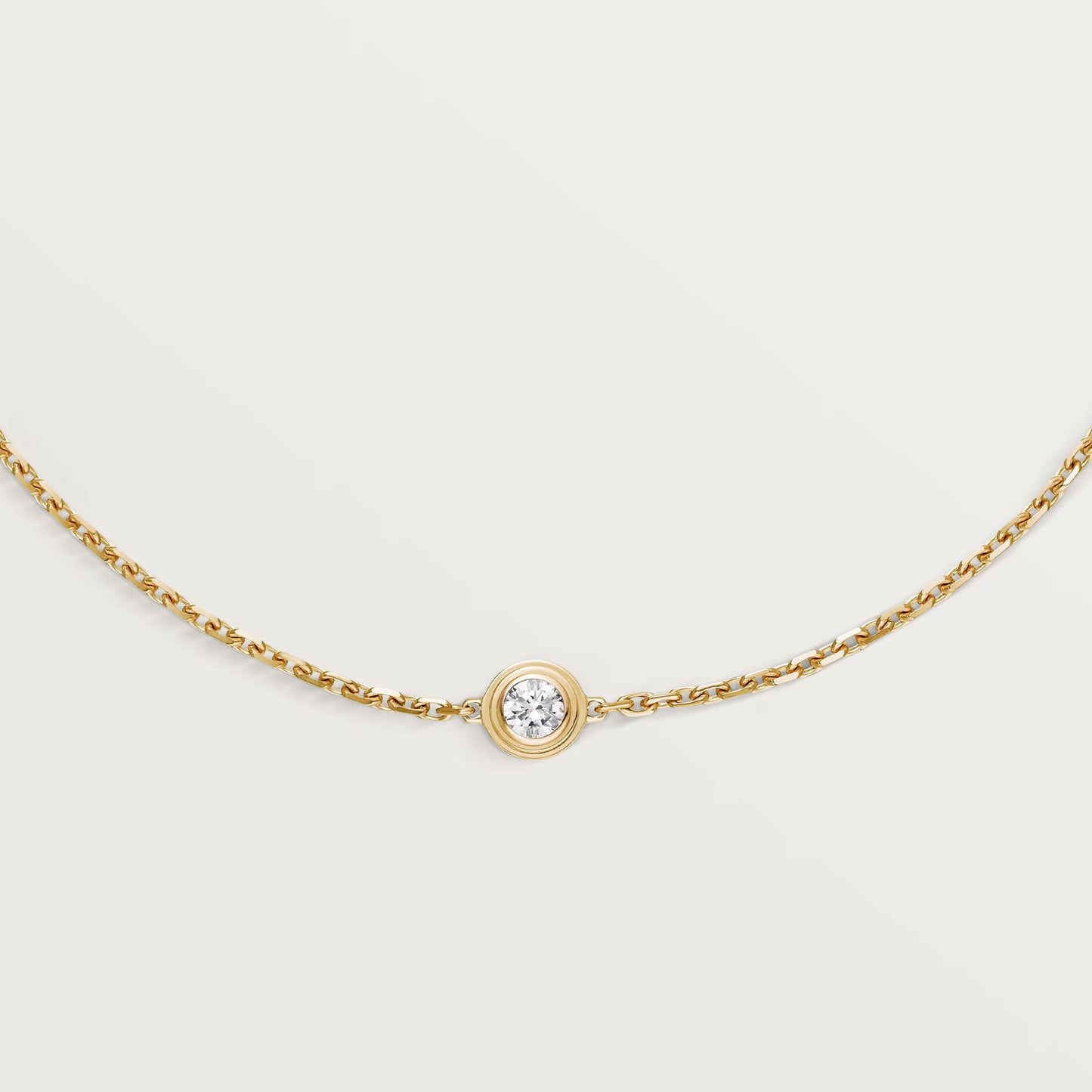 Cartier d'Amour 18K yellow gold bracelet, diamond, mini model.