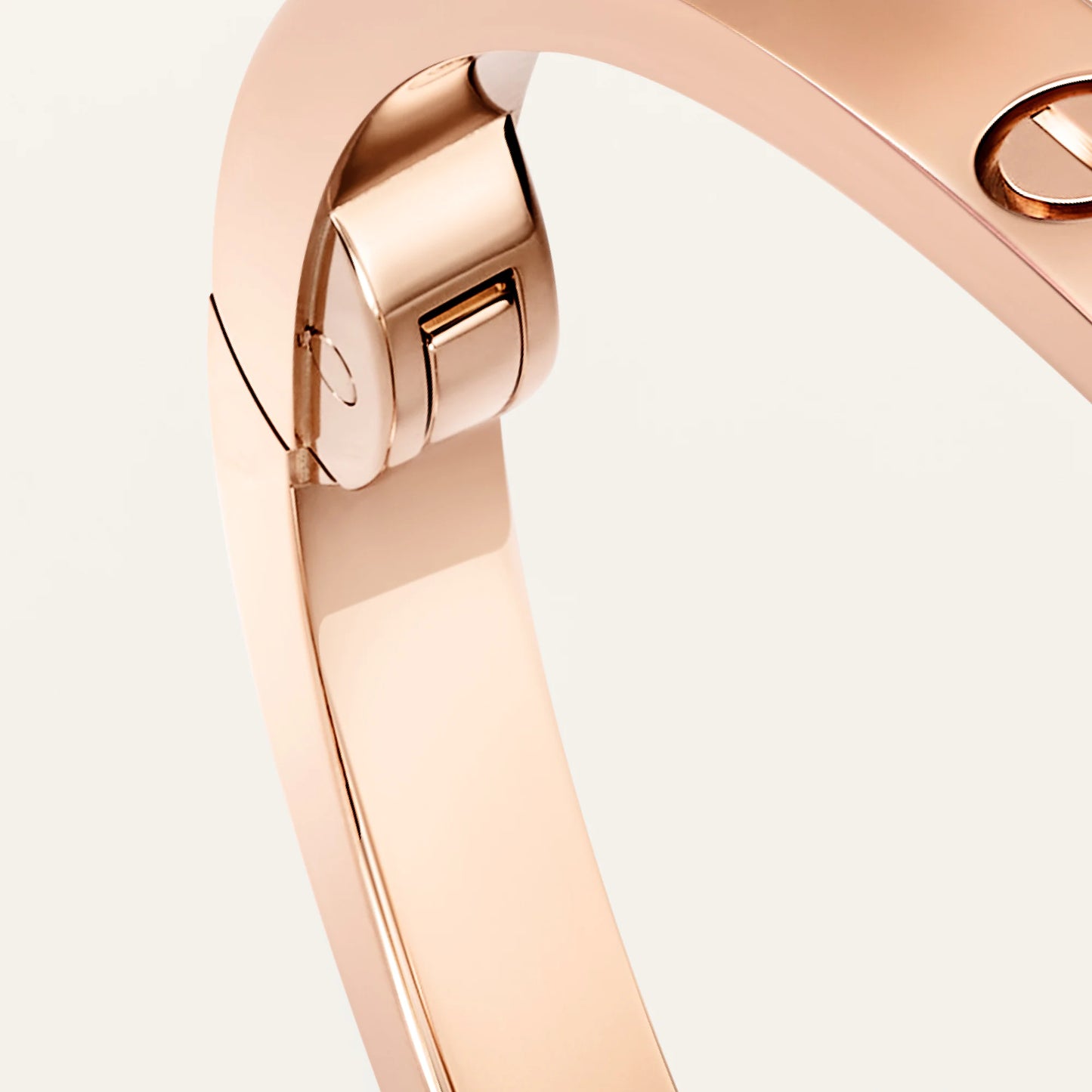 LOVE 18K rose gold bracelet, small model.
