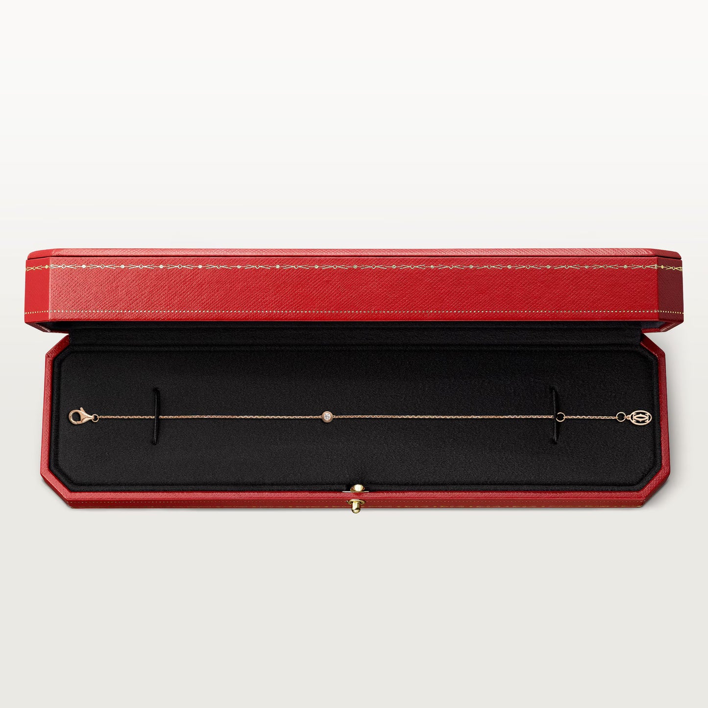 Cartier d'Amour bracelet 18K rose gold, diamond, mini model.