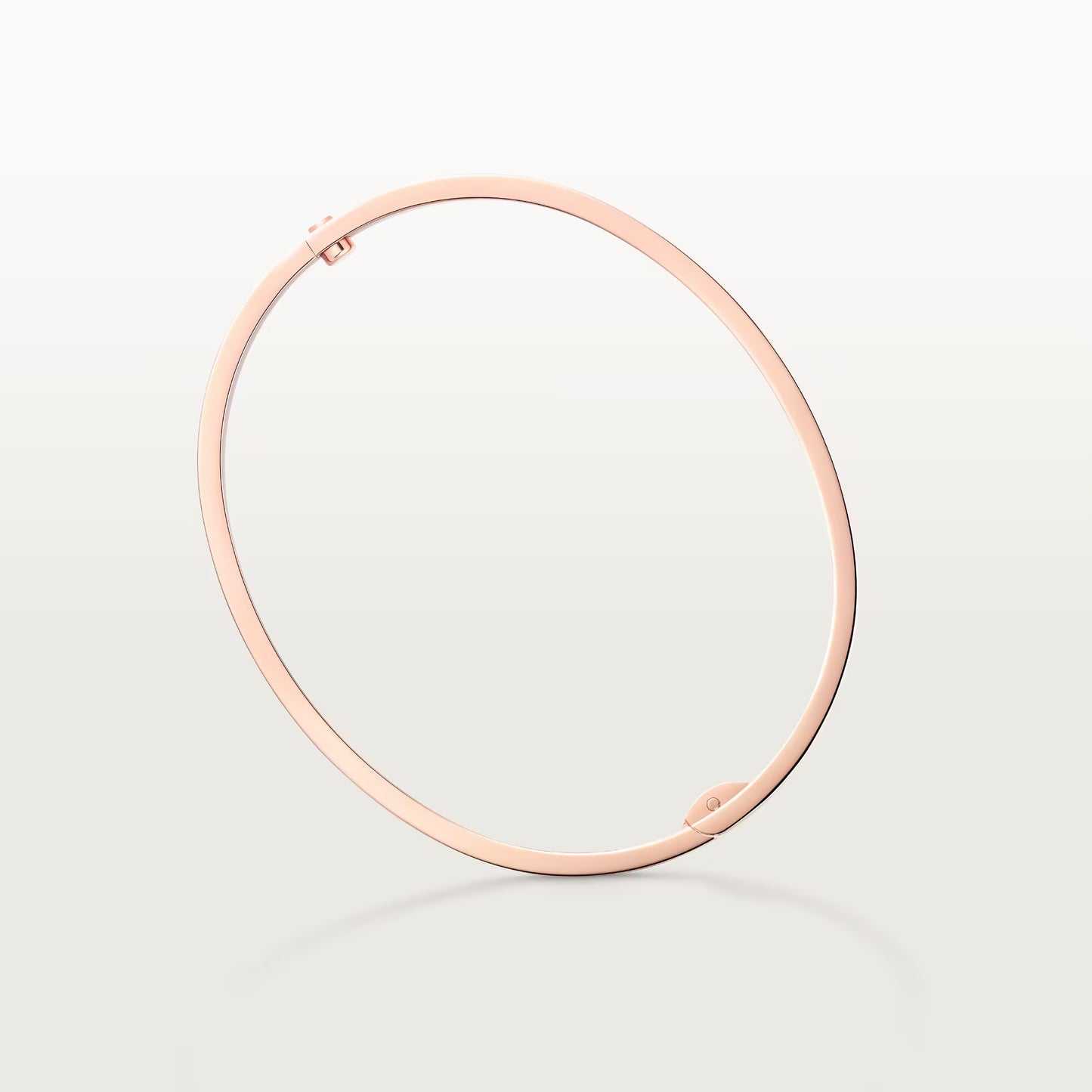 LOVE bracelet 18K rose gold , small model, 6 diamonds.