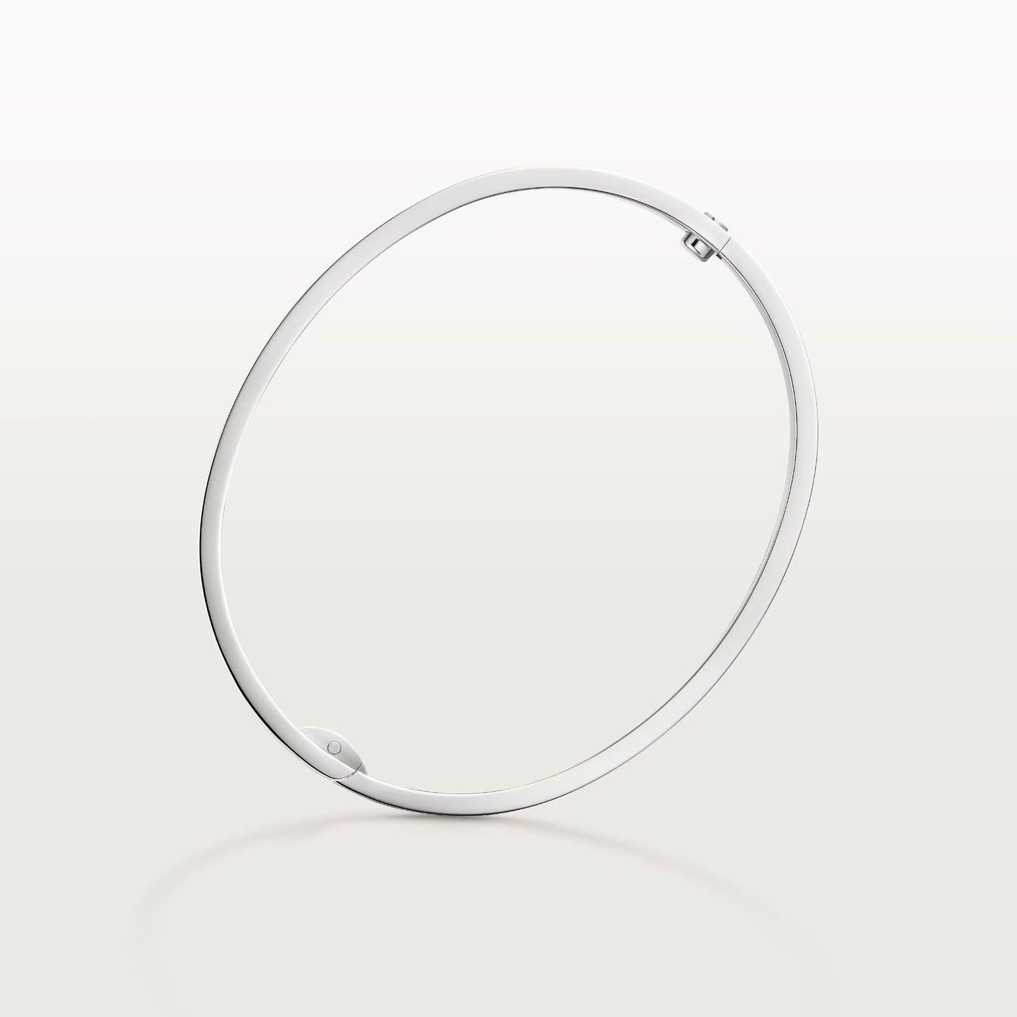 LOVE bracelet 18K white gold, classic model, paved.