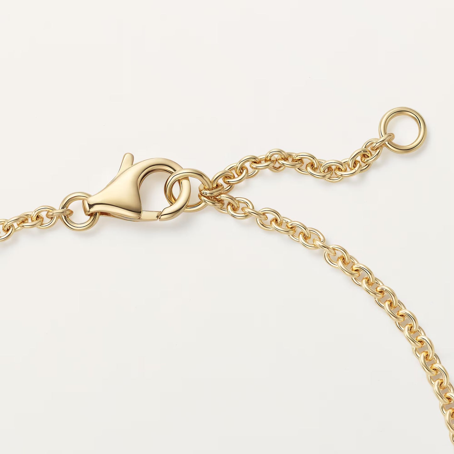LOVE 18K yellow gold bracelet, on chain.