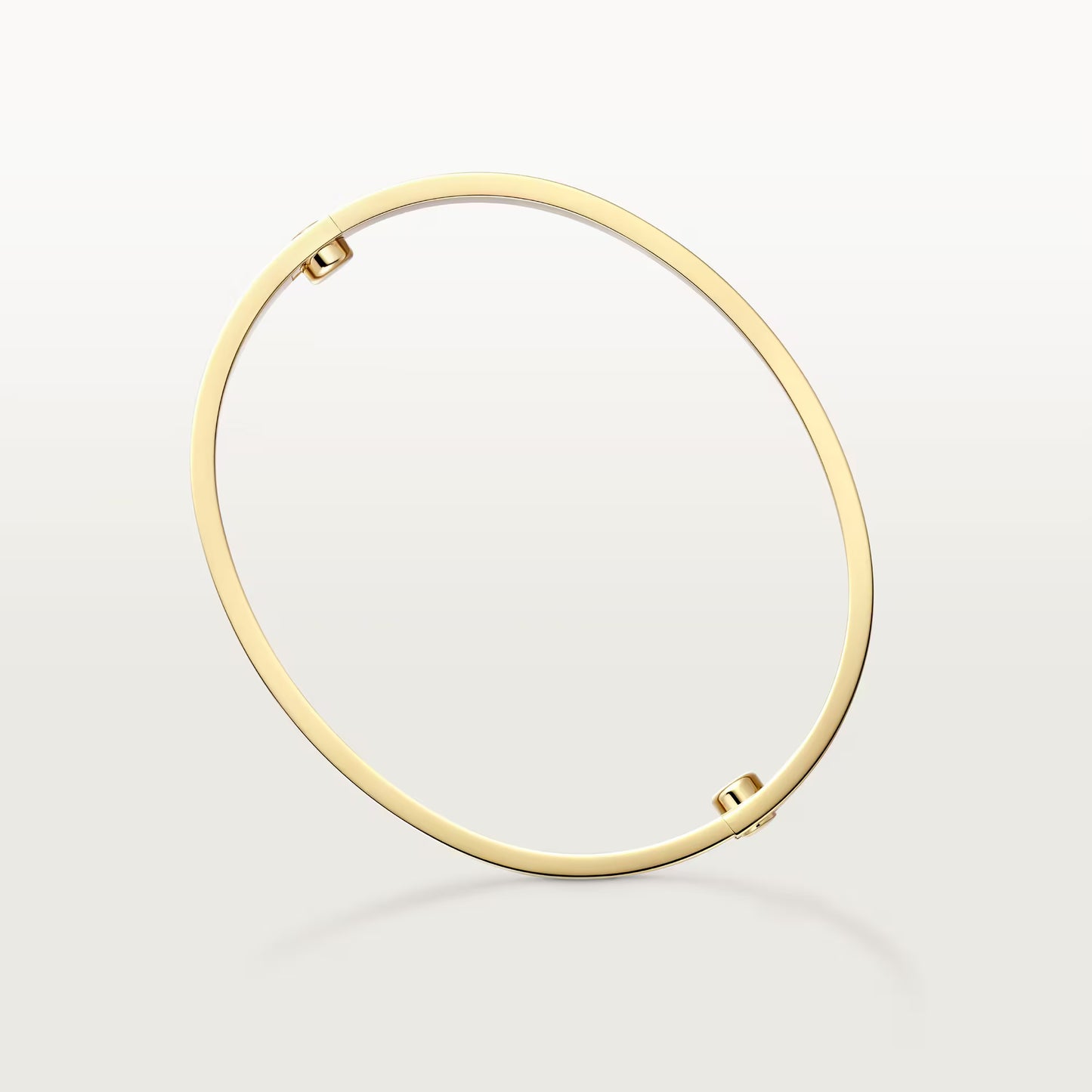 LOVE bracelet yellow gold, classic model, 4 diamonds.