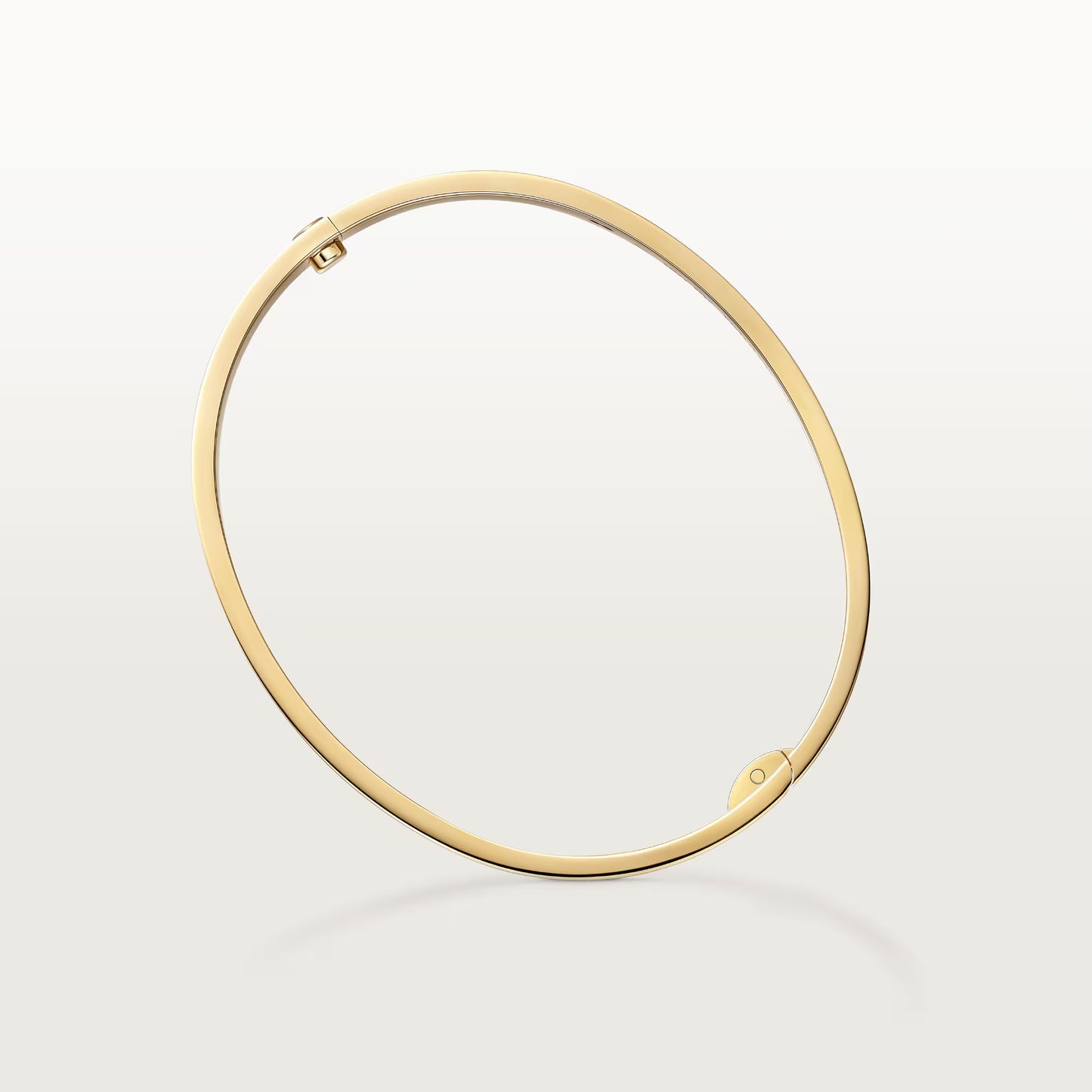 LOVE 18K yellow gold bracelet, medium model, 4 diamonds.