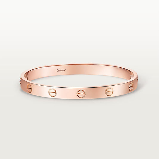 LOVE bracelet 18K rose gold, classic model.
