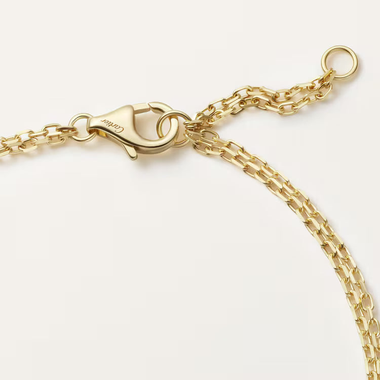 LOVE bracelet, on chain, 2 diamonds