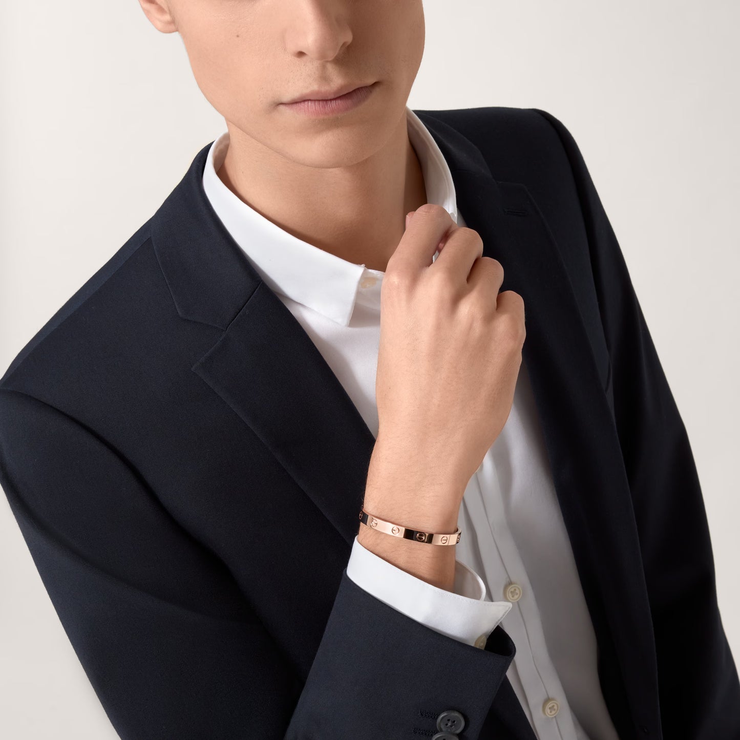 LOVE bracelet 18K rose gold, classic model.