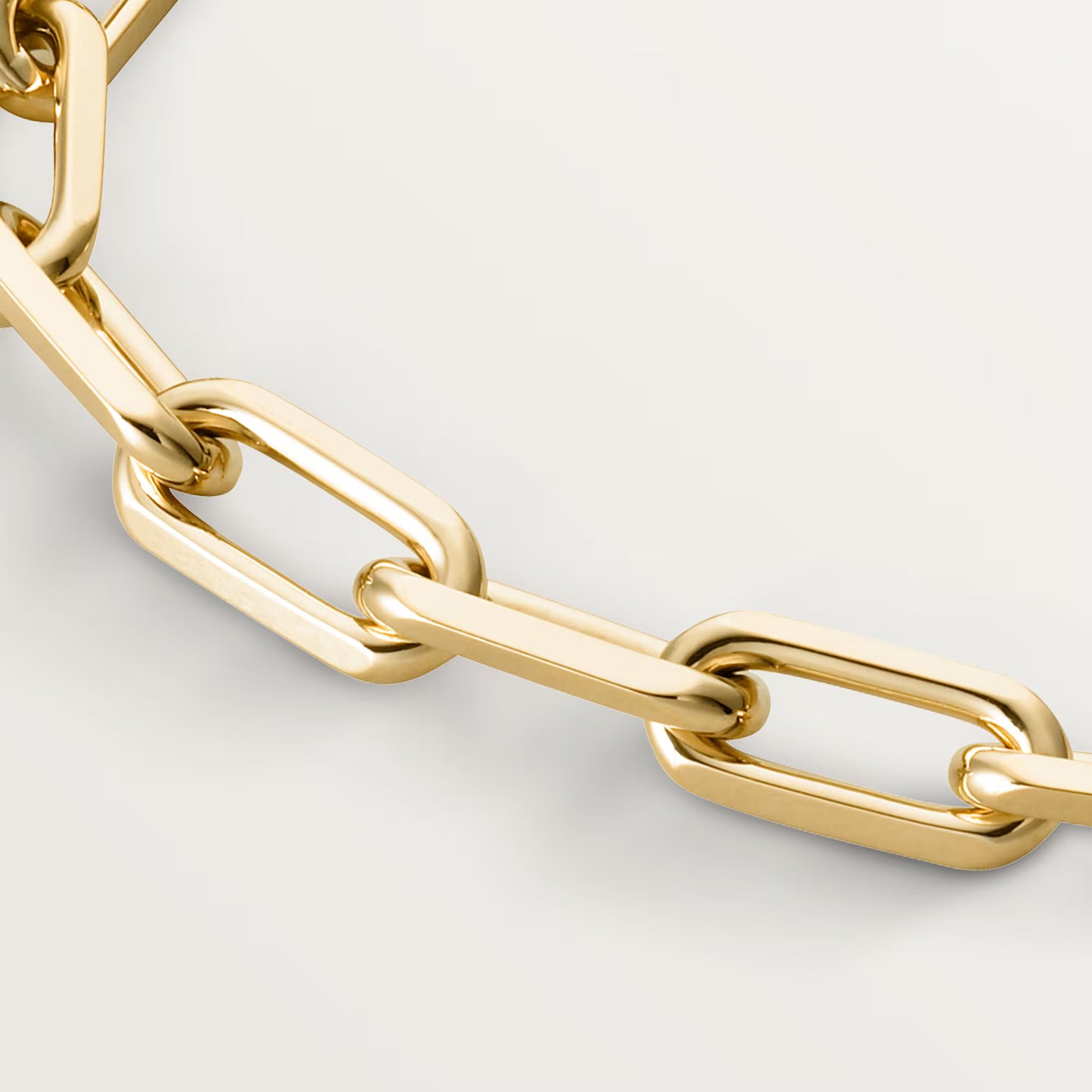 Santos de Cartier 18K yellow gold bracelet, chain, medium model.