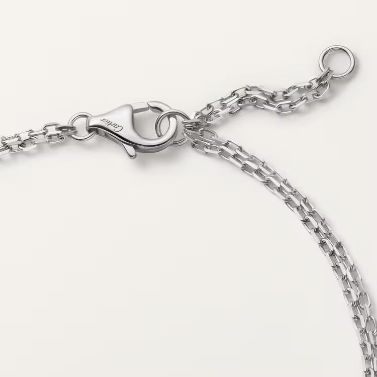 LOVE bracelet, on chain, 2 diamonds. 18k GOLD