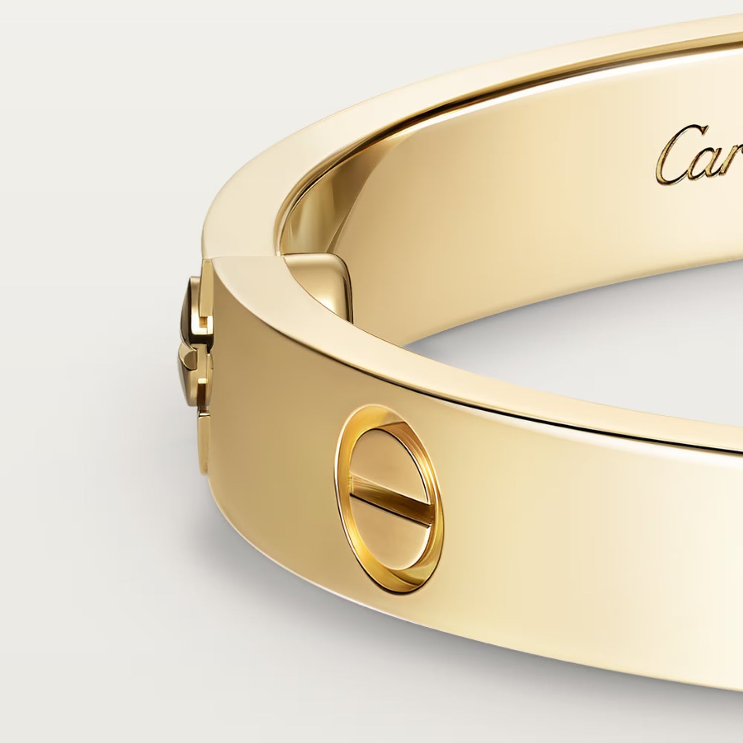 LOVE bracelet yellow gold, classic model, 4 diamonds.